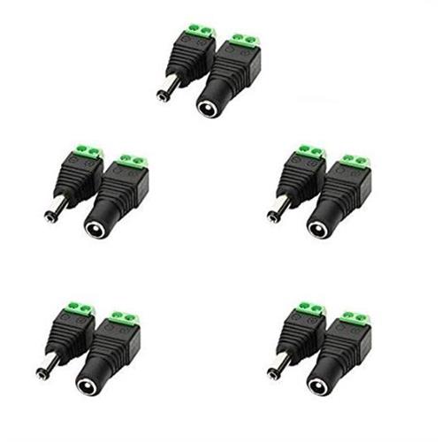 connettori-jack-di-alimentazione-dc-per-telecamera-cctv-strip-led-luci-5-jack-femmina-e-5-jack-maschio